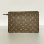 Louis Vuitton Clutch Monogram Pochette Homme Brown — view 9