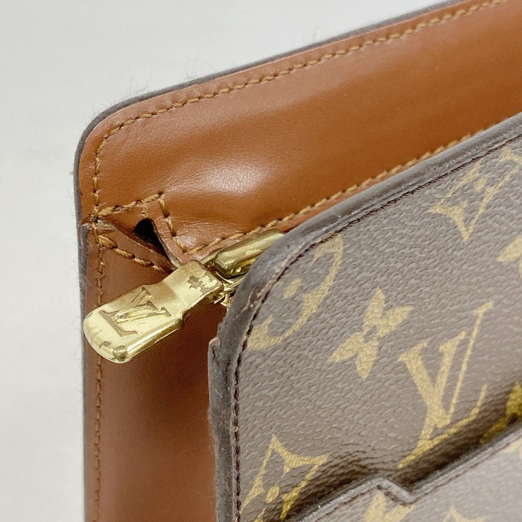 Louis Vuitton Clutch Monogram Pochette Homme Brown — view 7