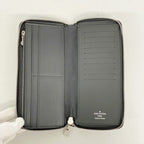 Louis Vuitton Wallet Damier Graphite Zippy Vertical Black Gray — view 3