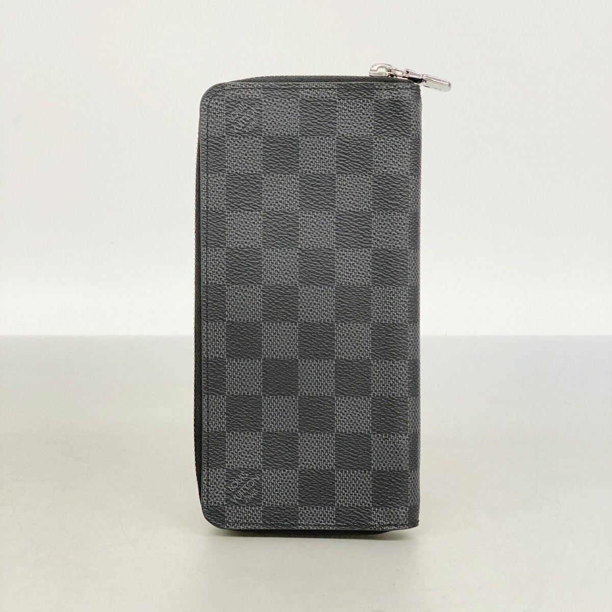Louis Vuitton Wallet Damier Graphite Zippy Vertical Black Gray — view 7