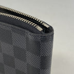 Louis Vuitton Wallet Damier Graphite Zippy Vertical Black Gray — view 5