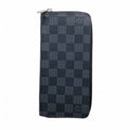 Louis Vuitton Wallet Damier Graphite Zippy Vertical Black Gray
