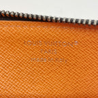 Louis Vuitton Coin Case Monogram Eclipse Card Holder Black Sunrise Orange — view 3