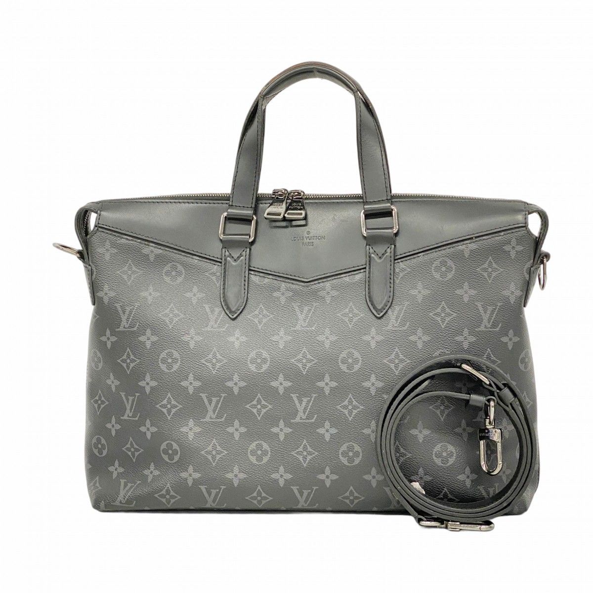 Louis Vuitton Business Monogram Eclipse Briefcase Explorer Black 2-Way