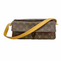Louis Vuitton Shoulder Bag Monogram Viva Cite MM Brown