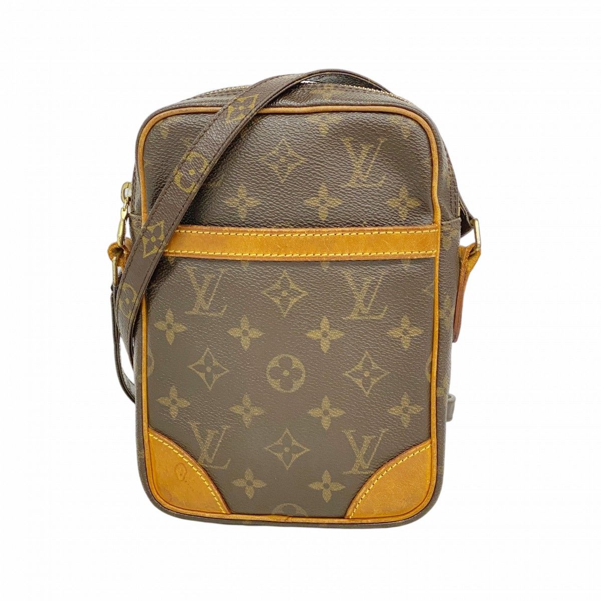 Louis Vuitton Shoulder Bag Monogram Danube Brown