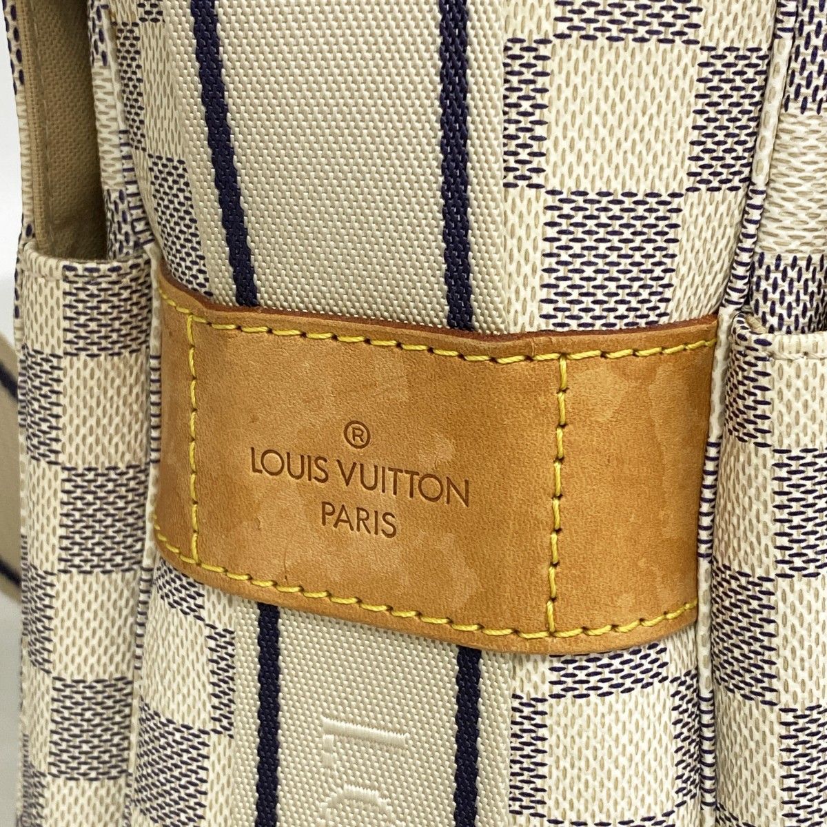 Louis Vuitton Shoulder Bag Damier Azur Naviglio White — view 6