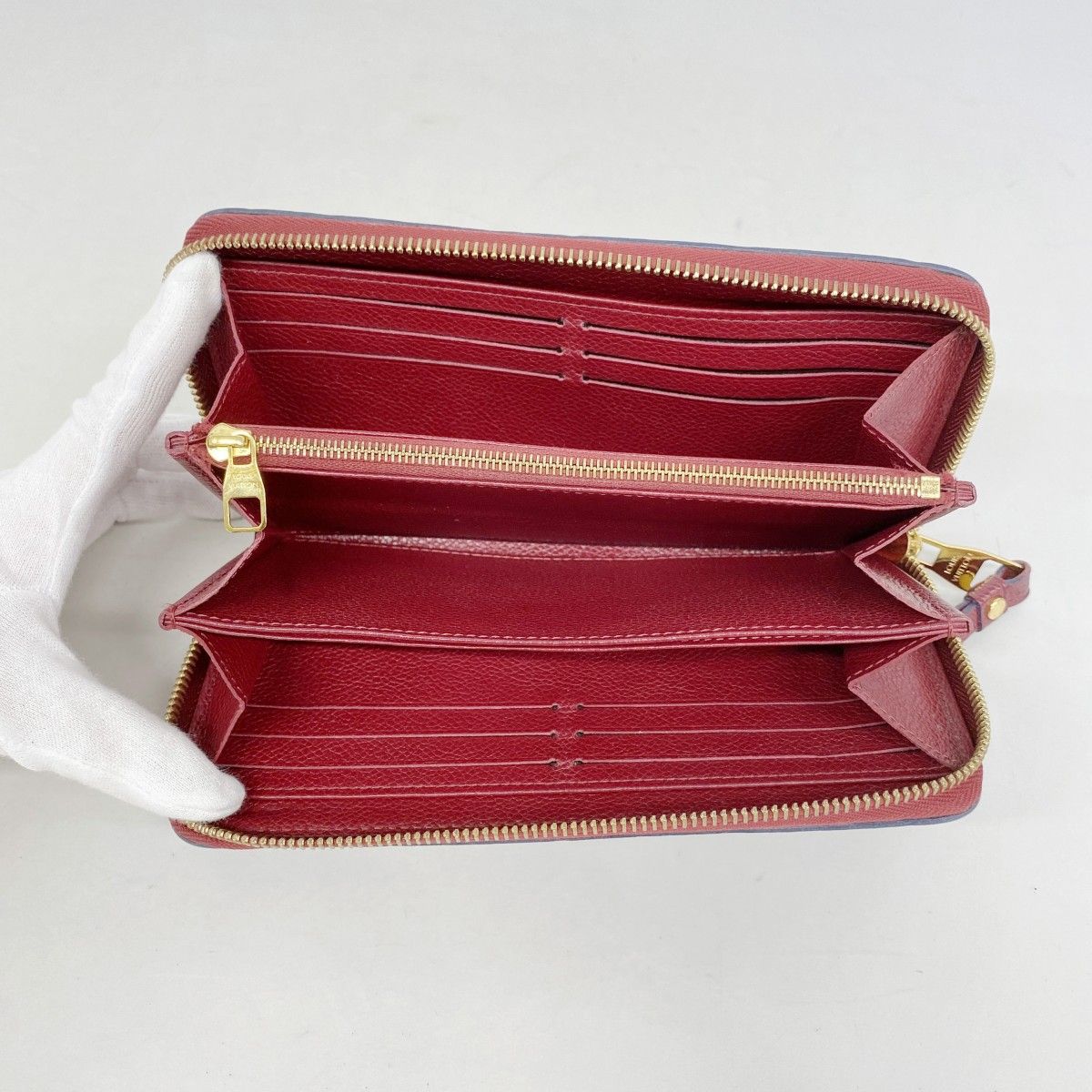 Louis Vuitton Wallet Monogram Empreinte Zippy Cherry Berry — view 3