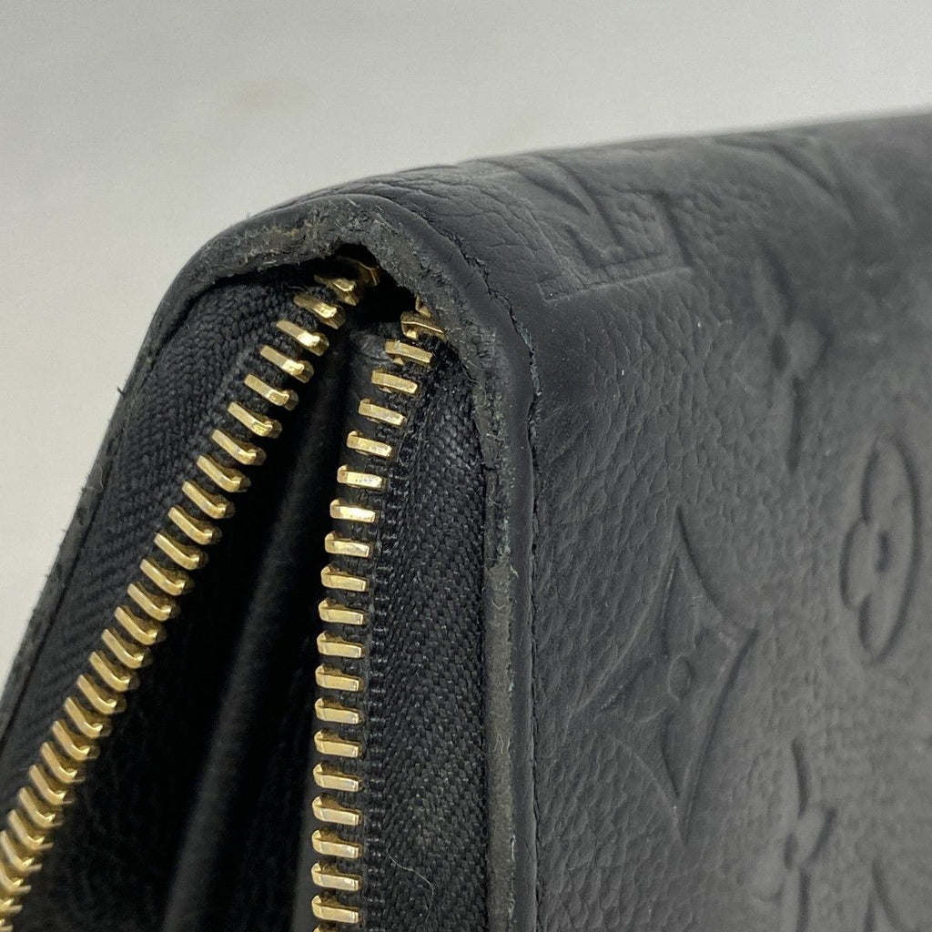 Louis Vuitton Wallet Monogram Empreinte Zippy Noir — view 6