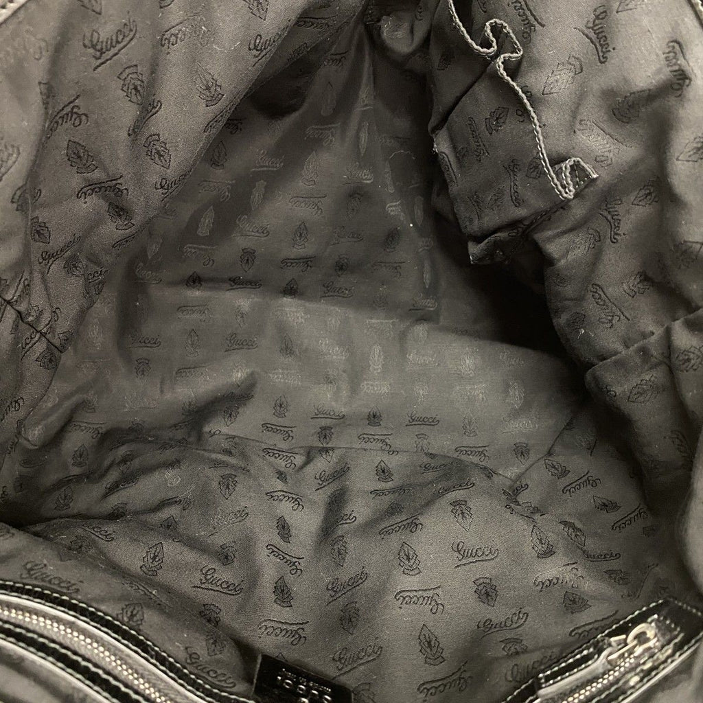 Gucci Tote Icon Bit Leather Black Silver — view 4