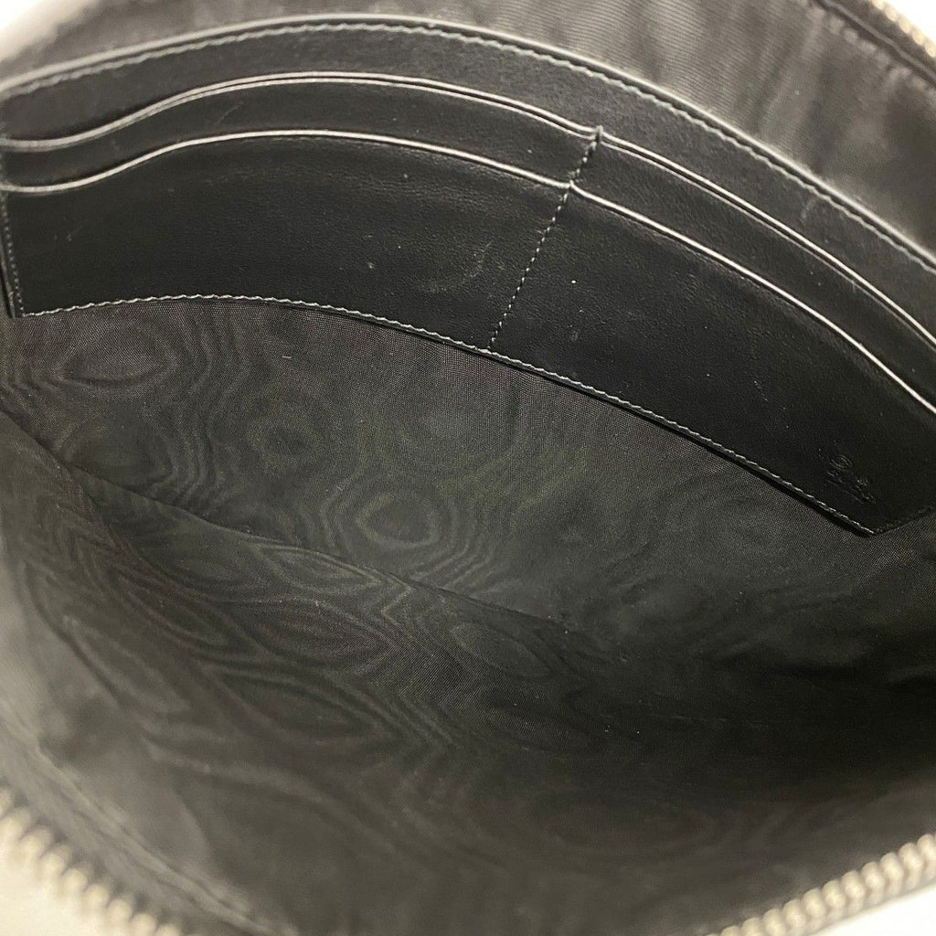Gucci Clutch Micro Guccissima Leather Black Silver — view 4