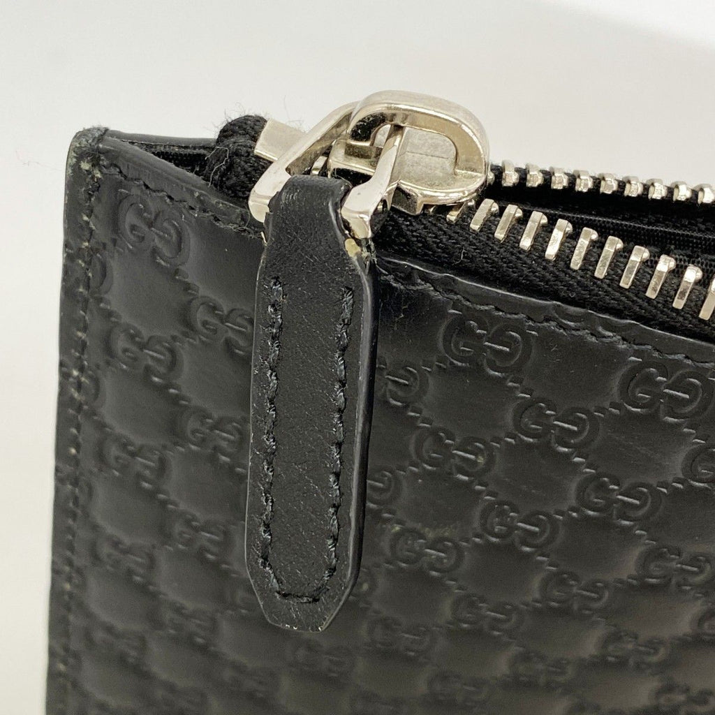 Gucci Clutch Micro Guccissima Leather Black Silver — view 7
