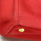 Prada Tote Canapa Canvas Red Gold — view 6