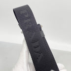 Prada Shoulder Bag Tessuto Nylon Black Silver — view 6