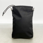 Prada Shoulder Bag Tessuto Nylon Black Silver — view 7