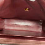 Chanel Shoulder Bag Quilted Lambskin Black Gold — view 4