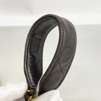 Chanel Shoulder Bag Quilted Lambskin Black Gold — view 9