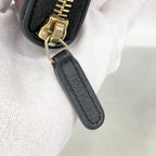 Chanel Wallet CC Filigree Caviar Leather Bordeaux Black Gold — view 7