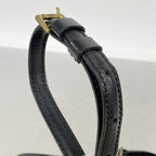 Louis Vuitton Shoulder Bag Epi Danube Noir — view 8