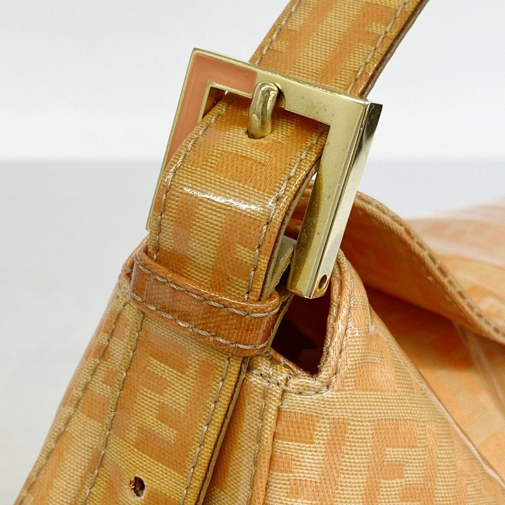 Fendi Handbag Zucchino Orange Gold — view 7