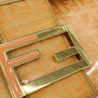 Fendi Handbag Zucchino Orange Gold — view 9
