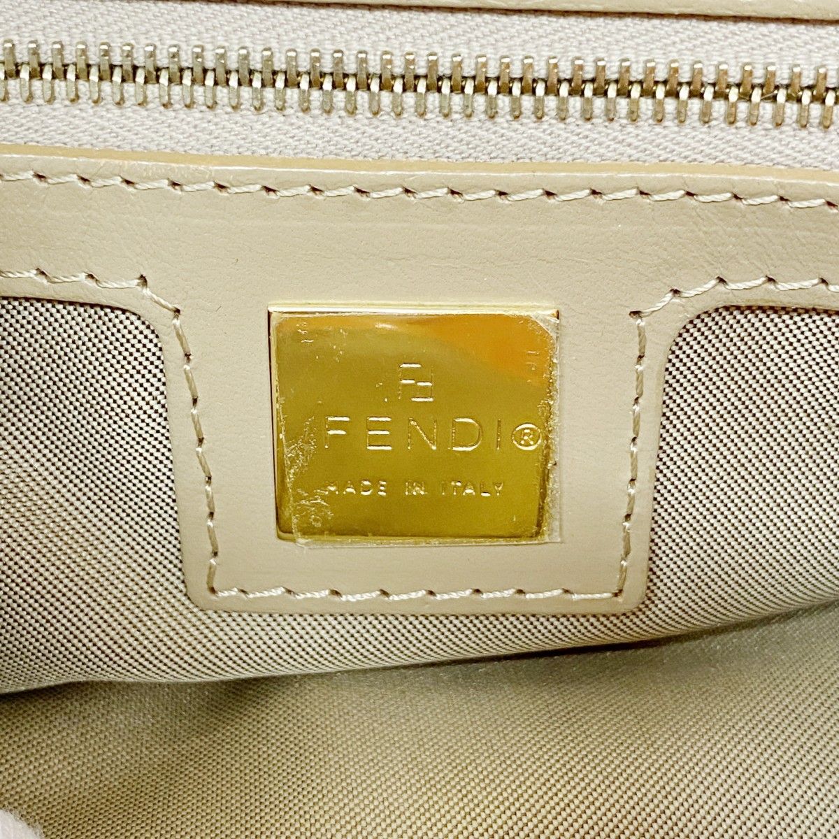 Fendi Handbag Zucchino Orange Gold — view 5