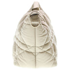 Dior Cannage Small Nomad Pouch Leather Handbag Beige — view 3