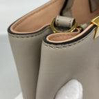 Fendi Handbag Leather Beige Gold — view 7
