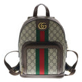 Gucci Ophidia GG Supreme Backpack Leather Beige Brown