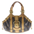 Louis Vuitton Monogram Teda PM Mini Handbag Brown Leather Gold