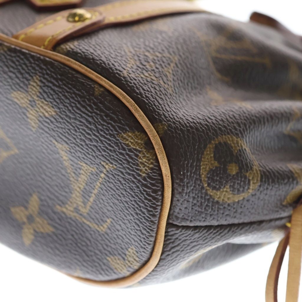 Louis Vuitton Monogram Teda PM Mini Handbag Brown Leather Gold — view 5