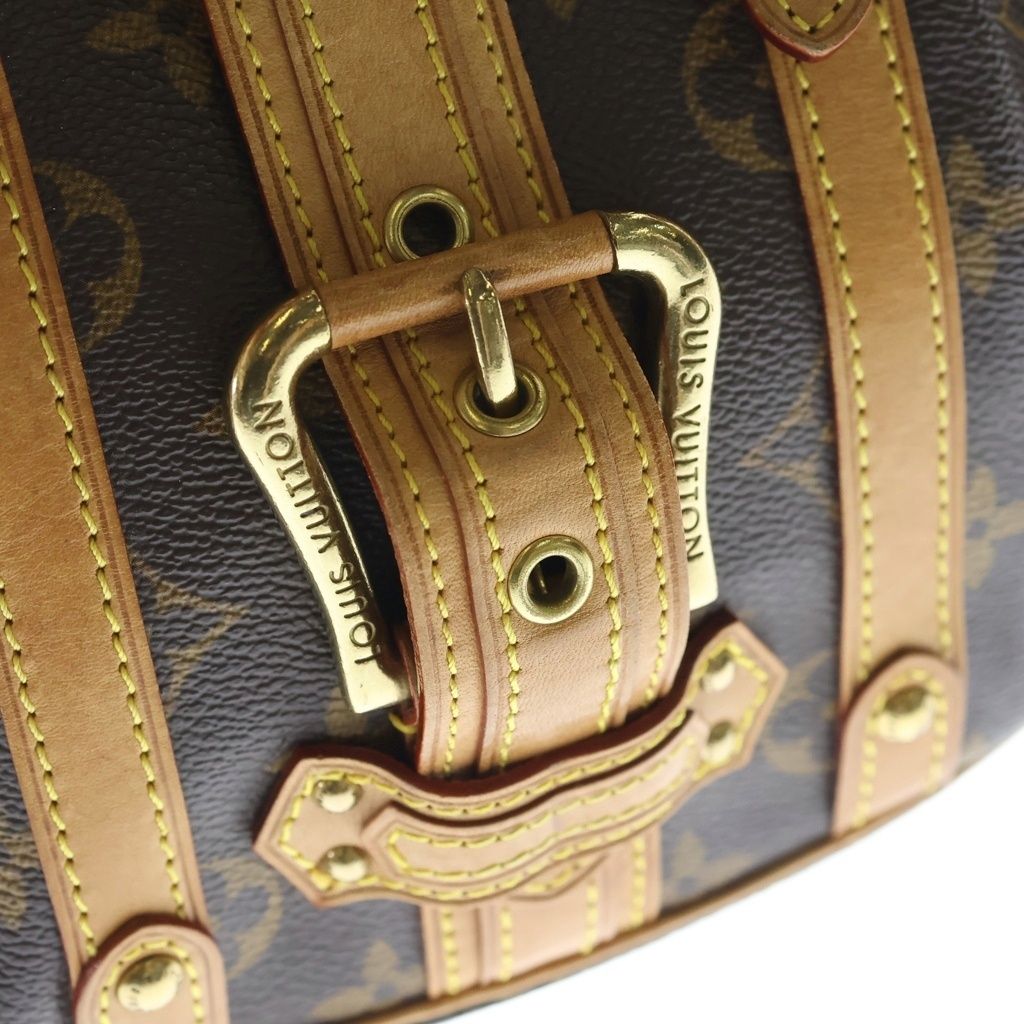 Louis Vuitton Monogram Teda PM Mini Handbag Brown Leather Gold — view 6