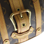 Louis Vuitton Monogram Teda PM Mini Handbag Brown Leather Gold — view 6