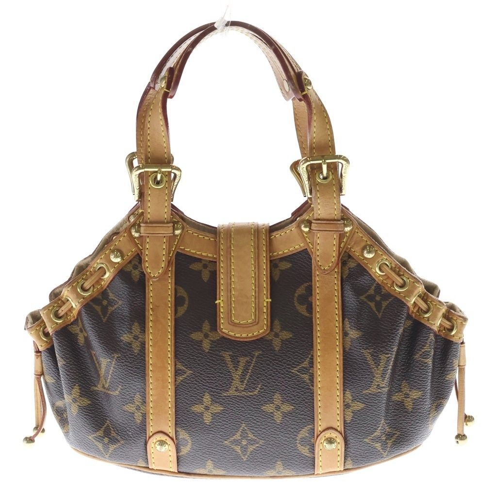 Louis Vuitton Monogram Teda PM Mini Handbag Brown Leather Gold — view 2