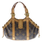 Louis Vuitton Monogram Teda PM Mini Handbag Brown Leather Gold — view 2