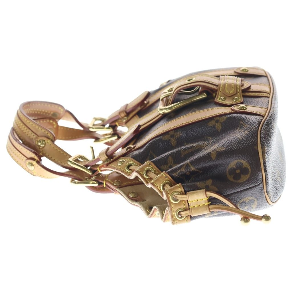 Louis Vuitton Monogram Teda PM Mini Handbag Brown Leather Gold — view 3