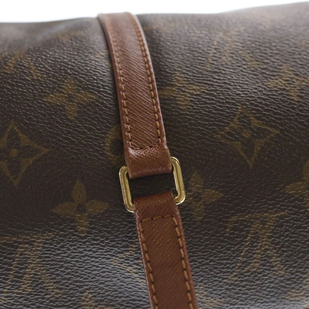 Louis Vuitton Monogram Papillon 30 Handbag Brown Leather Gold — view 7