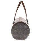 Louis Vuitton Monogram Papillon 30 Handbag Brown Leather Gold — view 3