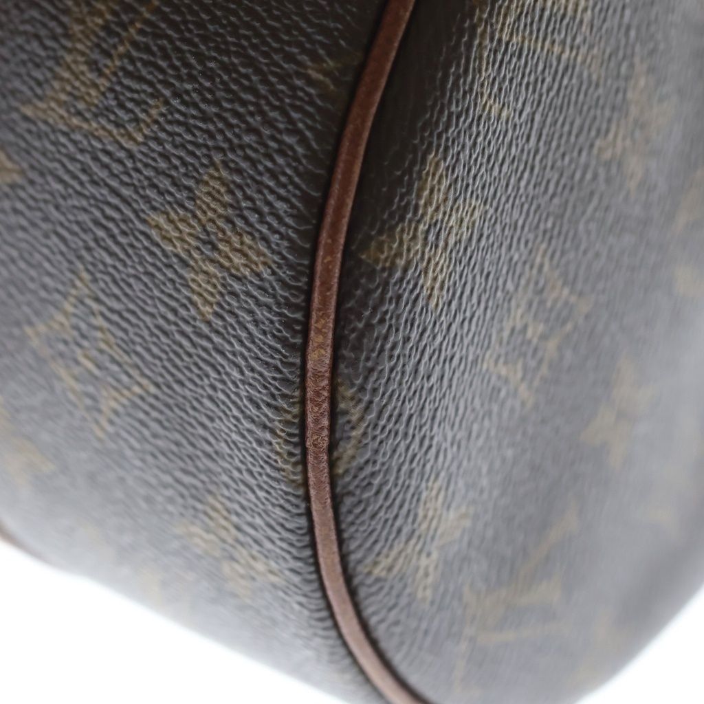 Louis Vuitton Monogram Papillon 30 Handbag Brown Leather Gold — view 5