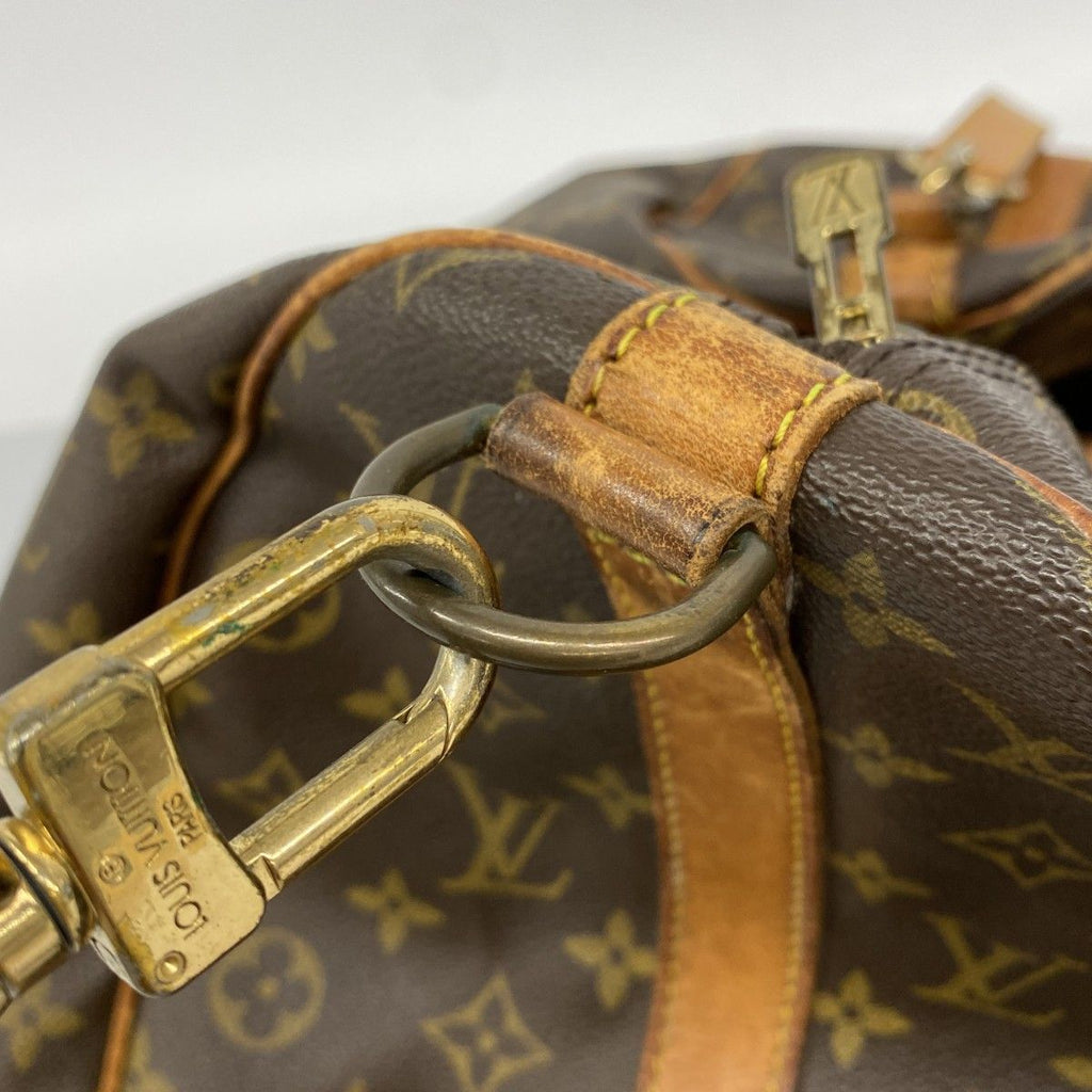 Louis Vuitton Boston Bag Monogram Keepall Bandouliere 45 Brown — view 9