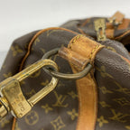 Louis Vuitton Boston Bag Monogram Keepall Bandouliere 45 Brown — view 9