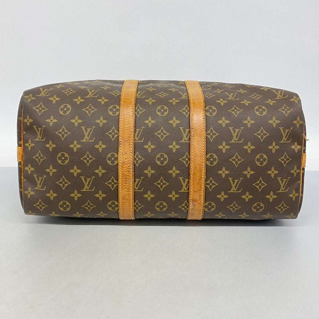 Louis Vuitton Boston Bag Monogram Keepall Bandouliere 45 Brown — view 3