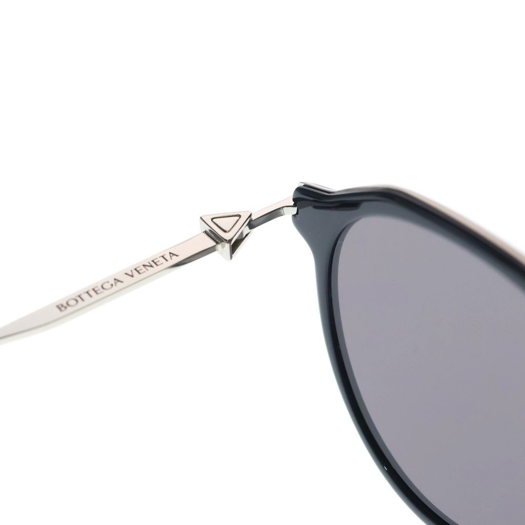 Bottega Veneta Ultra Thin Santos Sunglasses Black Eyewear — view 4