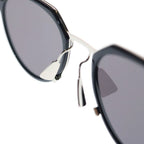 Bottega Veneta Ultra Thin Santos Sunglasses Black Eyewear — view 5