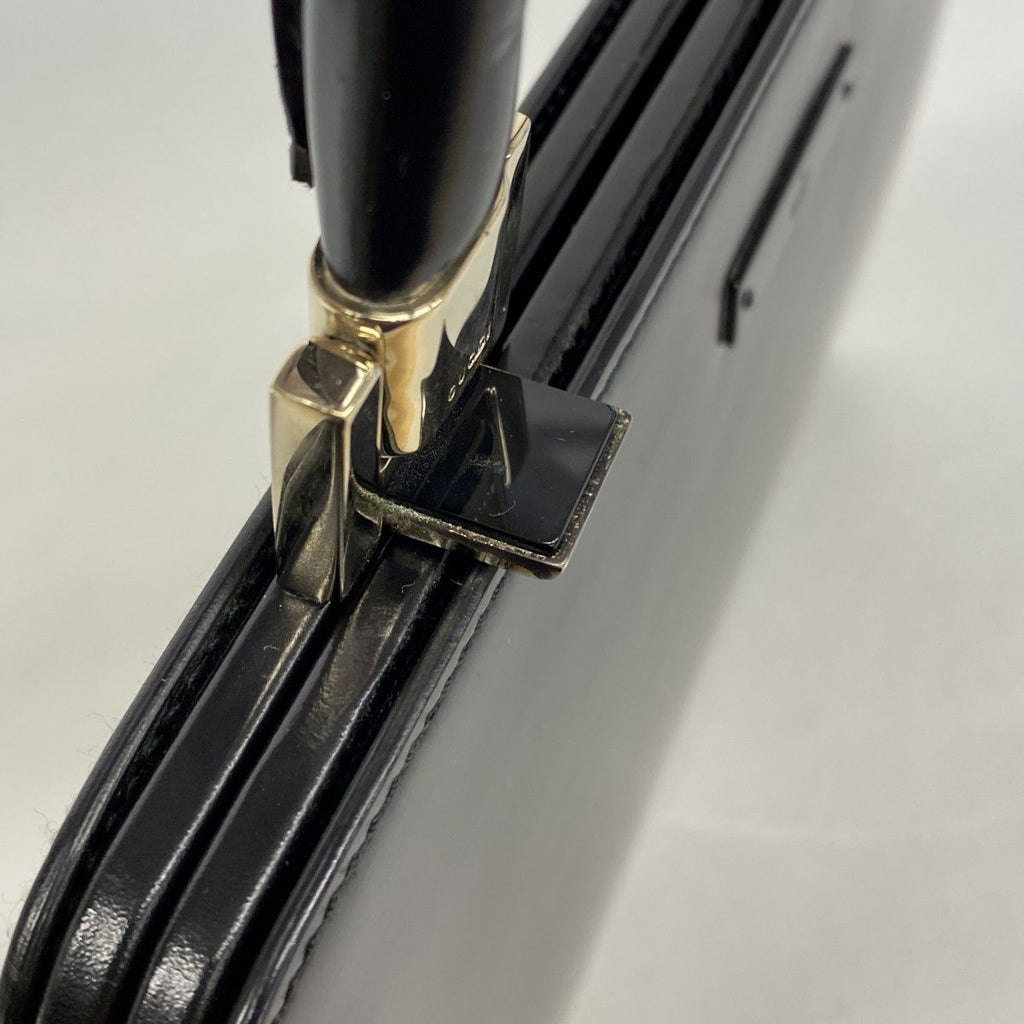 Gucci Handbag 001 Leather Black Champagne Gold — view 9