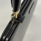 Gucci Handbag 001 Leather Black Champagne Gold — view 9