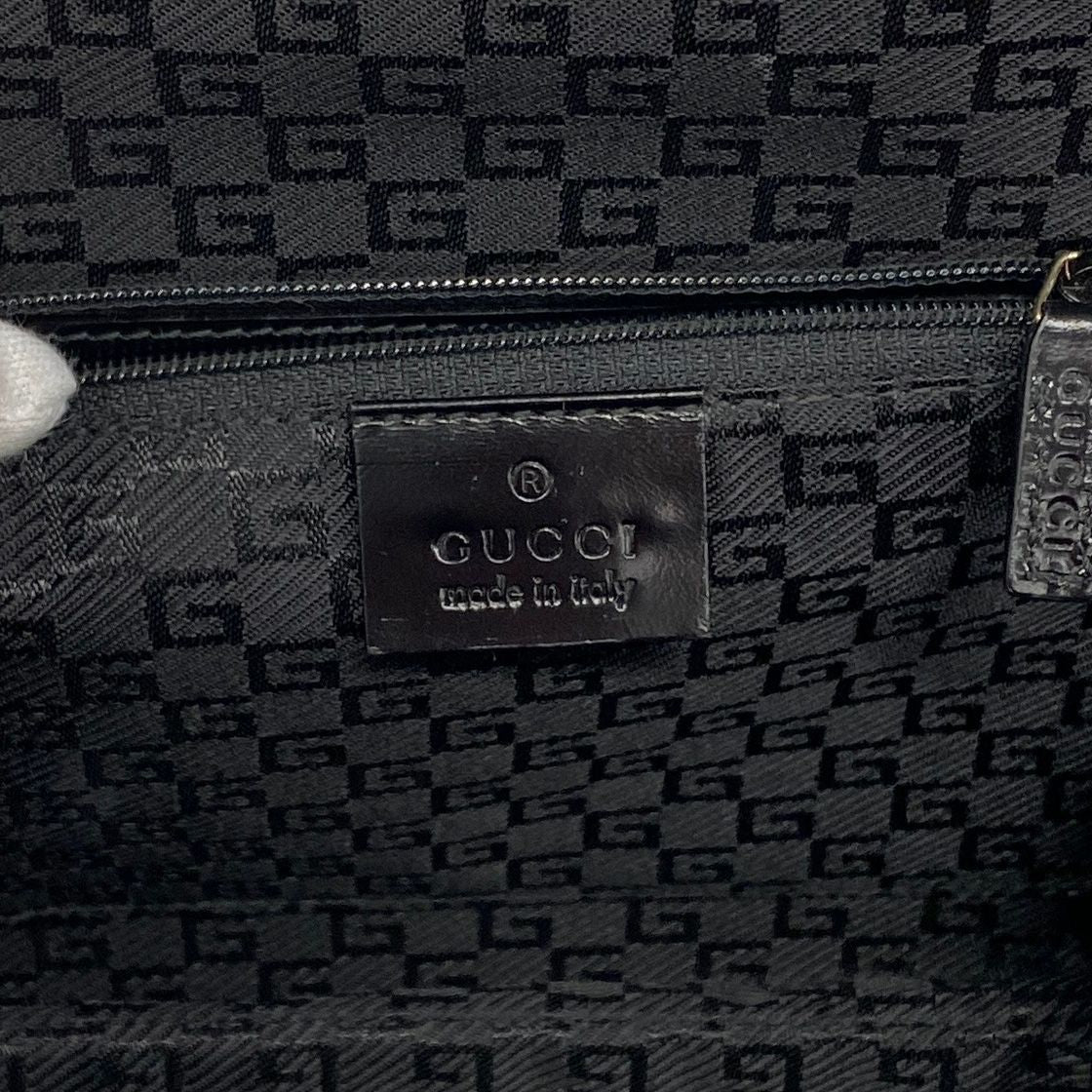 Gucci Handbag 001 Leather Black Champagne Gold — view 5