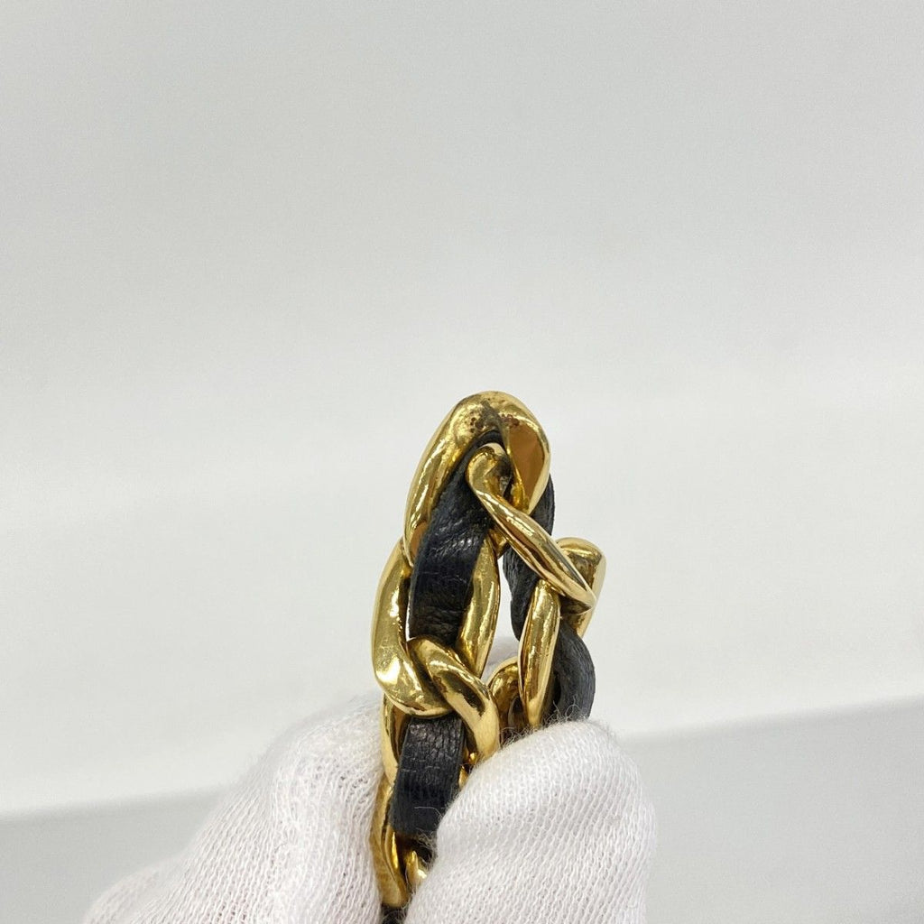 Chanel Belt Black Gold — view 4
