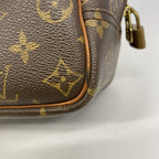 Louis Vuitton Handbag Monogram Deauville Brown — view 9