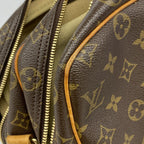 Louis Vuitton Shoulder Bag Monogram Reporter GM Brown — view 7
